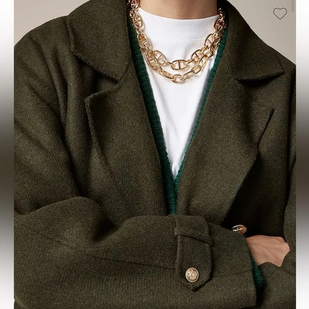 J. Crew Trench coat in double-faced Italian wool $368‎ Size XS - Picture 3 of 13